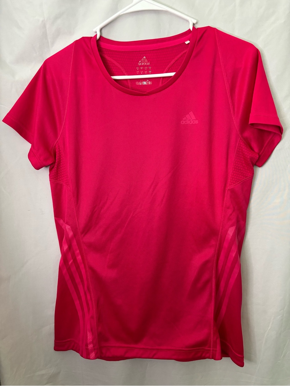 adidas Women's Pink Performance biking Tee